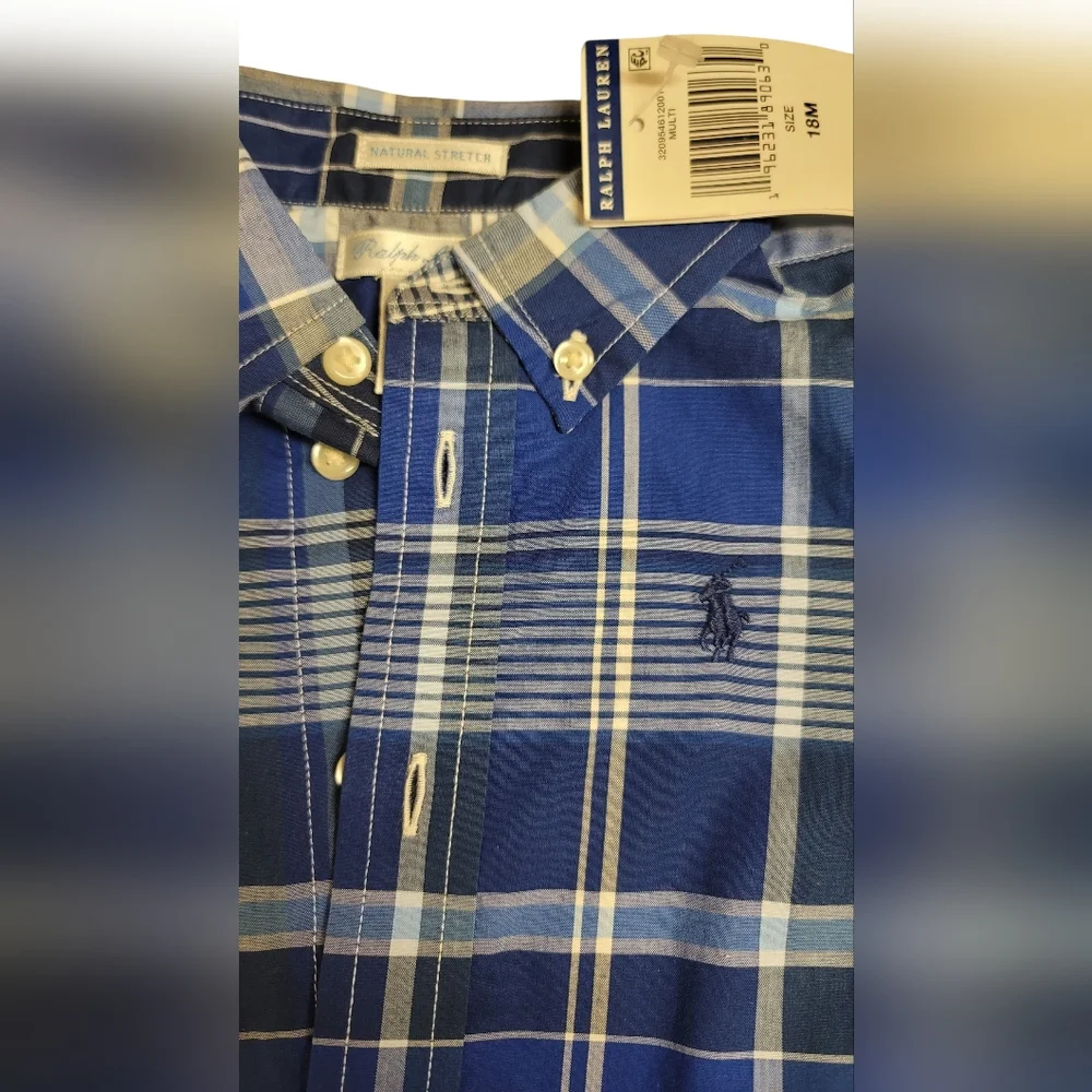 NWT Toddler Ralph Lauren Button Down Shirt - Picture 2 of 3